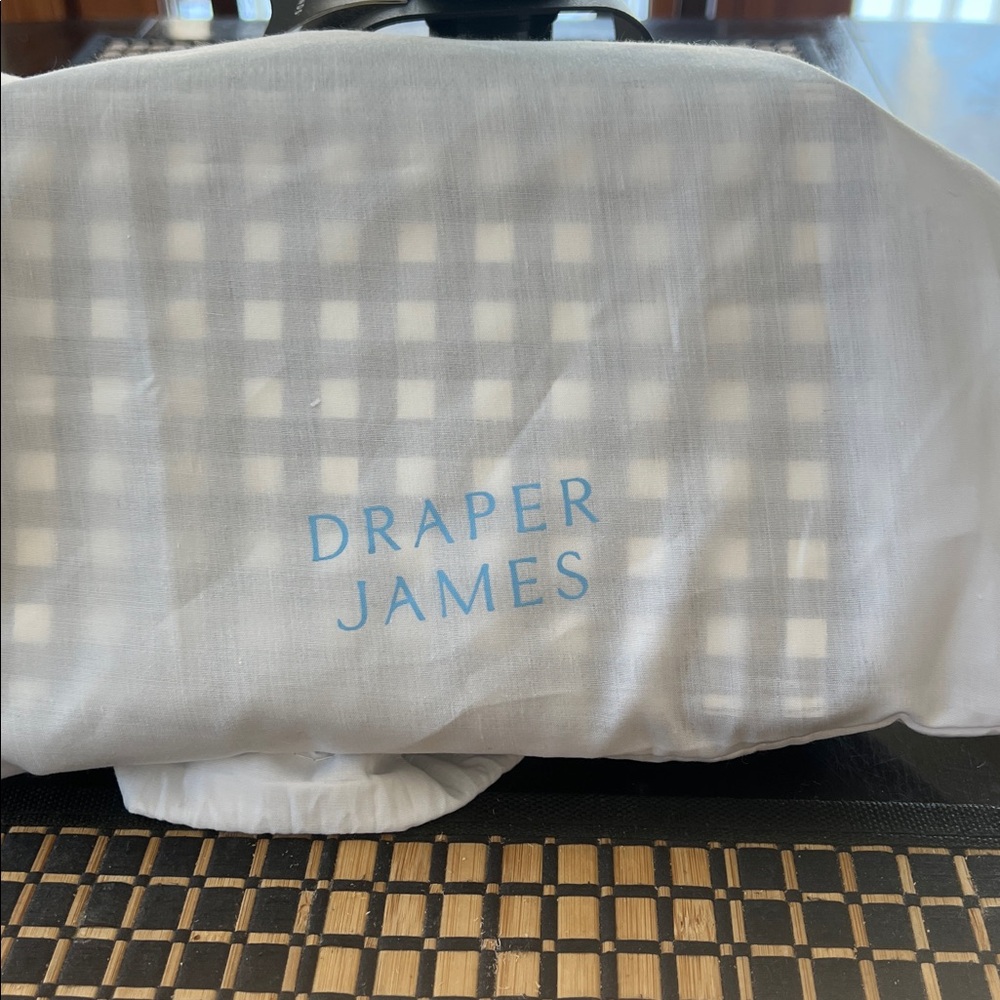 Draper James Gingham Crossbody Bag Navy/White - Picture 8 of 8